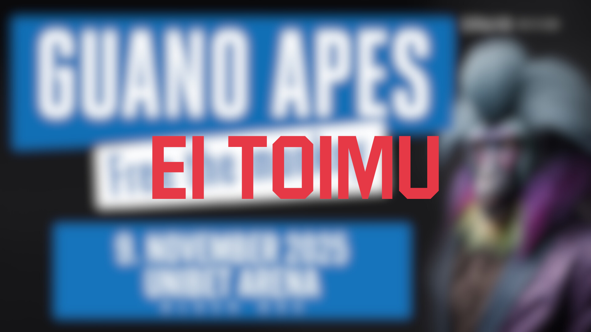 Guano Apes - Free the Monkey Tour / J&Auml;&Auml;B &Auml;RA